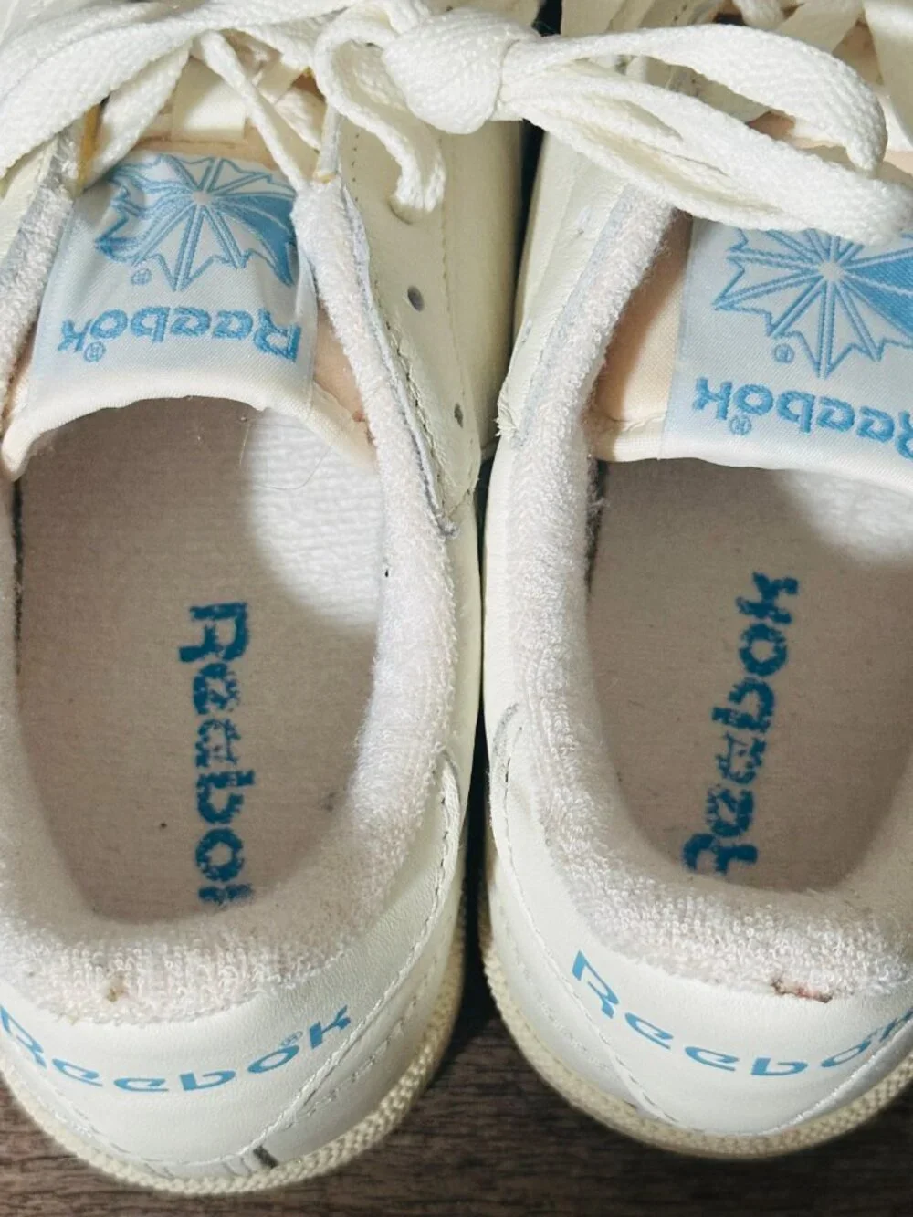 REEBOK Classic Tennis Shoes White Leather Sneakers Women's Size 6